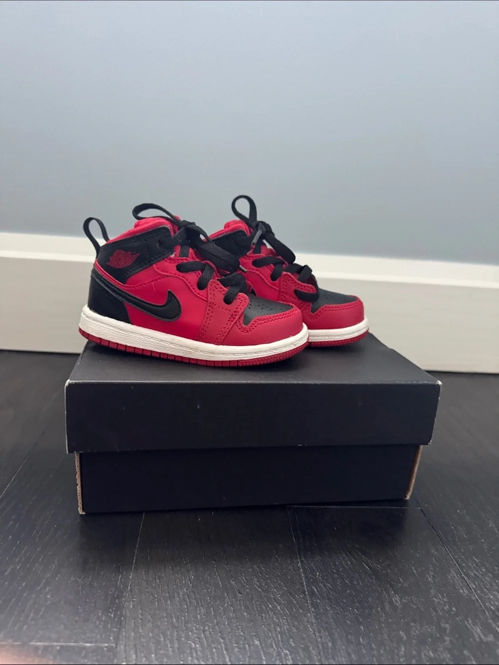 Jordan Kids Sneakers - Red and Black